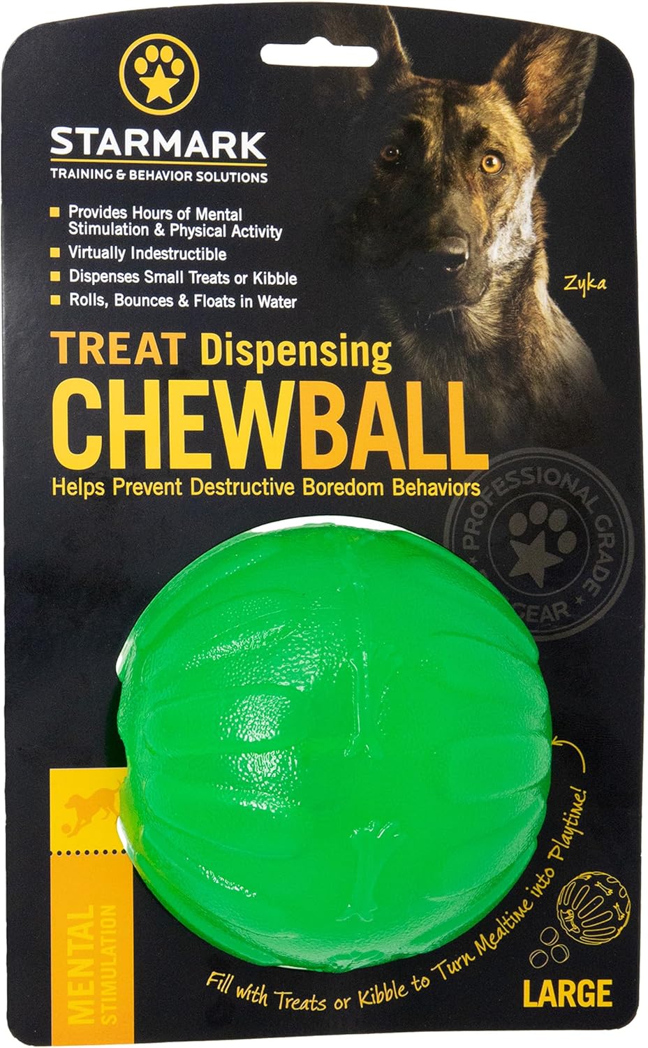 Schulze 74171 StarMark Everlasting Fun Ball Grün Large, Grün Large