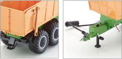 siku 6780, Tandem-Achs-Anhänger, 1:32, Fernsteuerbar, Für SIKU CONTROL Fahrzeuge mit Anhängerkupplun