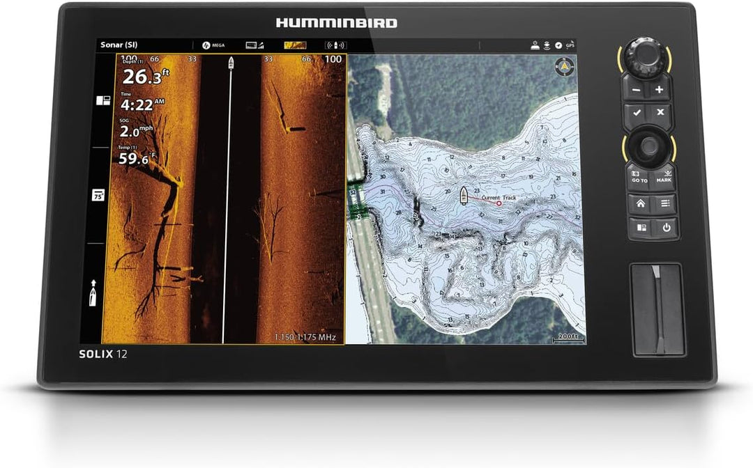 Humminbird NS-768 SOLIX 12 Chirp Mega SI+ G3 Unisex-Erwachsene, Mehrfarbig, Standard