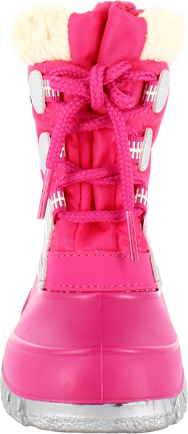 Spirale Kleinkinder Mädchen Jungen gefütterter Winterstiefel Snowboots - Stiefel für Kinder 21 EU Fu
