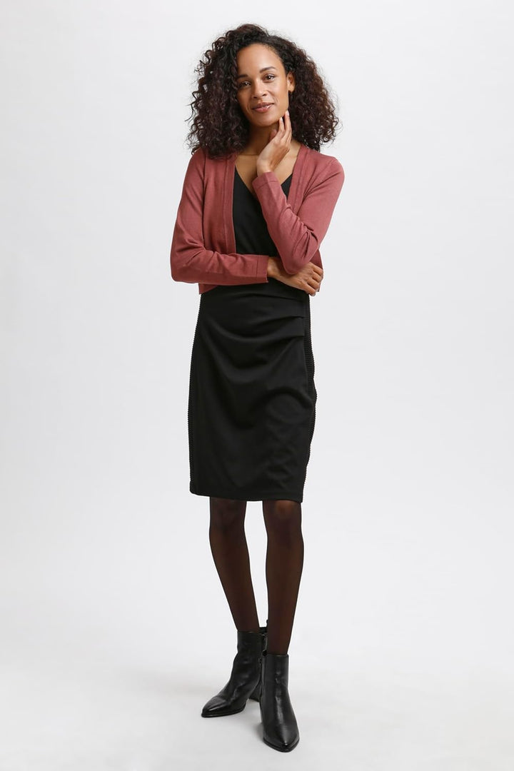 KAFFE Bolero Astrid Damen Bolero Astrid Elegant Jäckchen Langarm Cardigan Bolerojacke XS Apple Butte