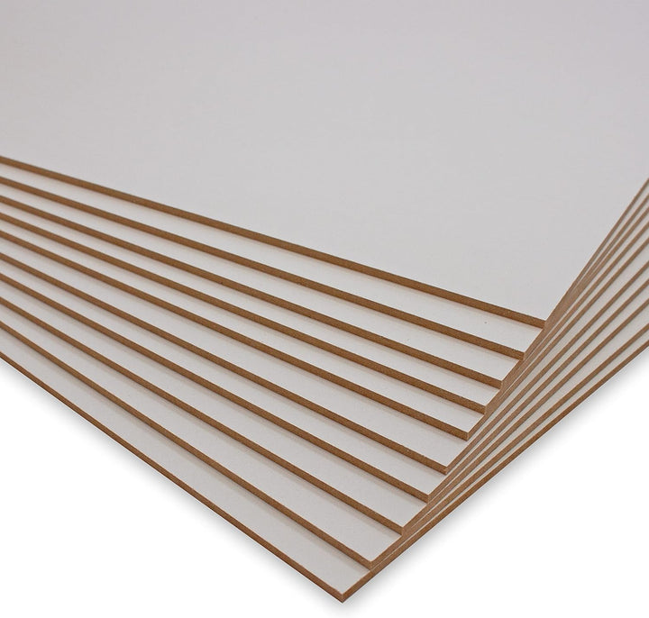 Peggy´s PEGBOARD MDF Zuschnitte 60x40 cm | 10 Stück MDF-Platten 3 mm einseitig weiss lackiert - Made