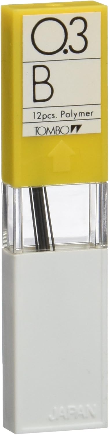 Tombow ex-03p-b – Box 12 Tuben mit 12 Minen, 0.3 mm