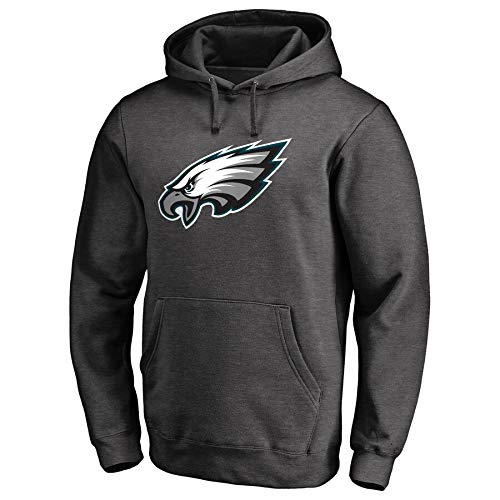 Philadelphia Eagles NFL Hoodie Sweatshirt Kapuzenpullover ** Prmary Graphic ** grau S Grau, S Grau