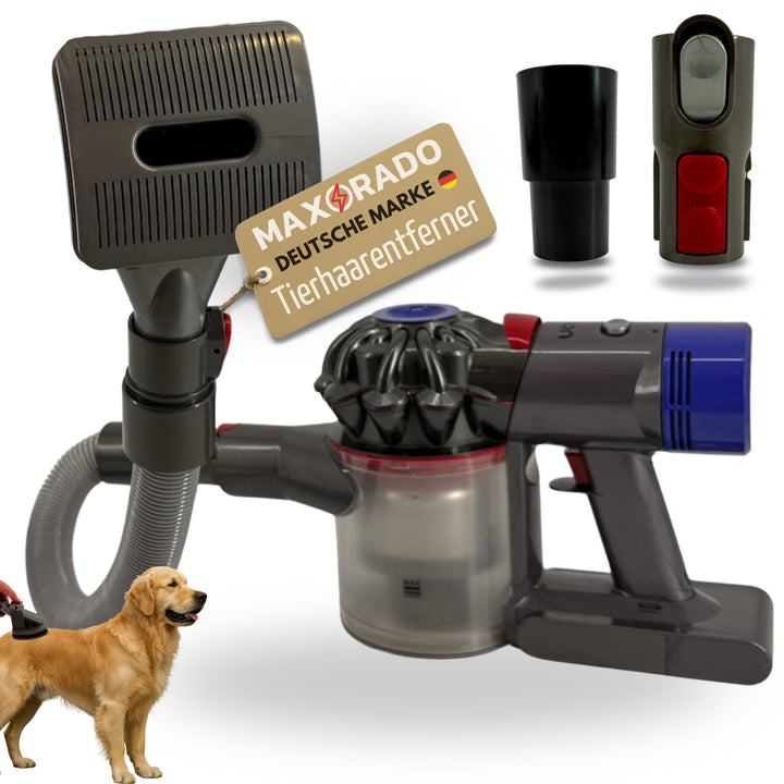 Tierhaarentferner mit Schlauch Staubsauger Aufsatz Fellbürste passend für Dyson V6 V7 V8 V11 V15 für