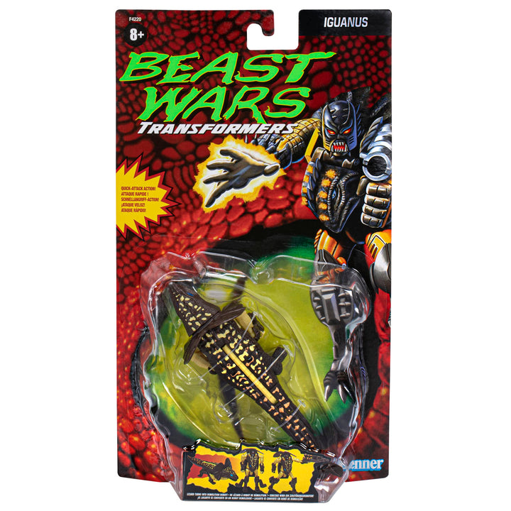 Transformers Vintage Beast Wars Iguanus Figur 8 Jahre +