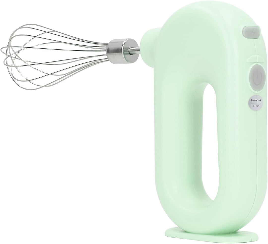 TOPINCN Elektrischer Handmixer, USB Wiederaufladbarer Elektrischer Schneebesen Kabelloser Handmixer