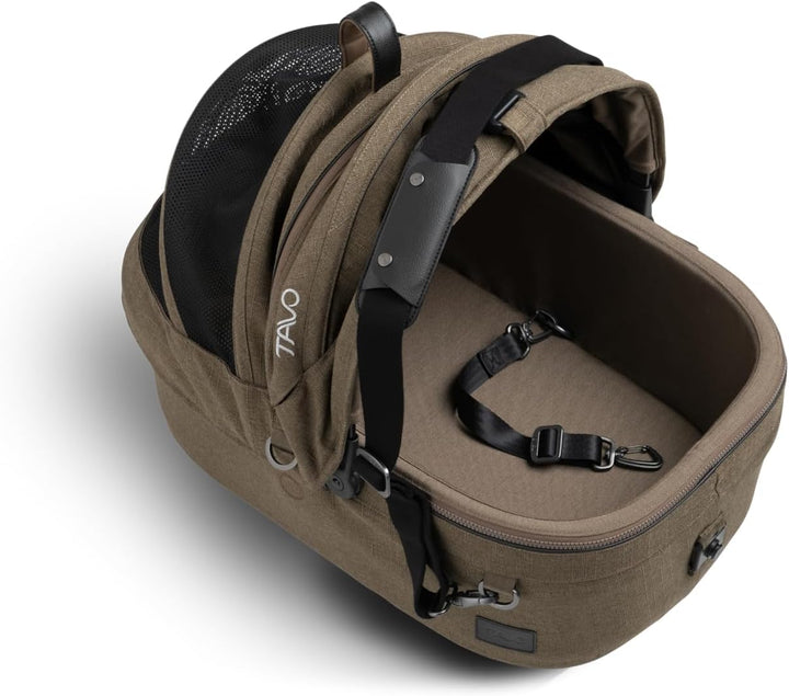 Tavo Maeve Small Flex‑Griff Haustier‑Autositz mit ISOFIX‑Bodenplatte, 2 Matratzenauflagen, Geeignet