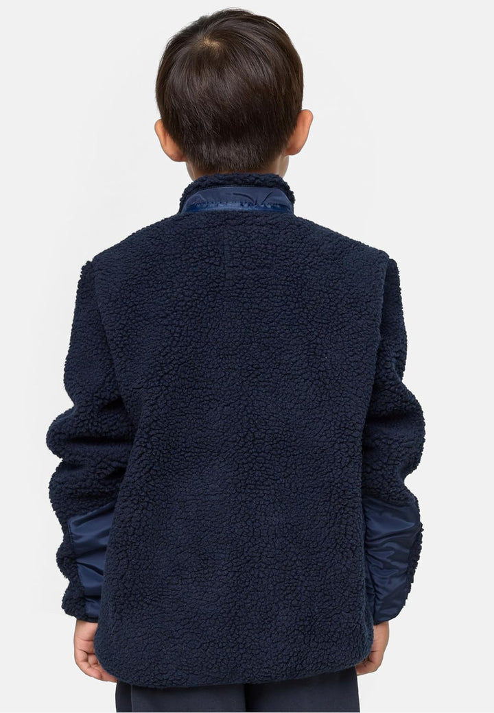 Urban Classics Jungen Boys Sherpa Jacket 110-116 midnightnavy, 110-116 midnightnavy