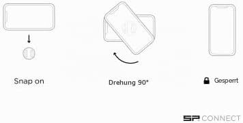 EGRET Phone Mount, Lenkerklemme E-Scooter (Pro, X, X+, Core, Ultra, Prime), Pro, X, X+, Core, Ultra,
