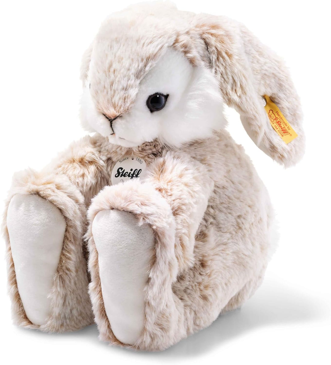 Steiff 80906 Hase, beige, 24 cm sizend, sizend
