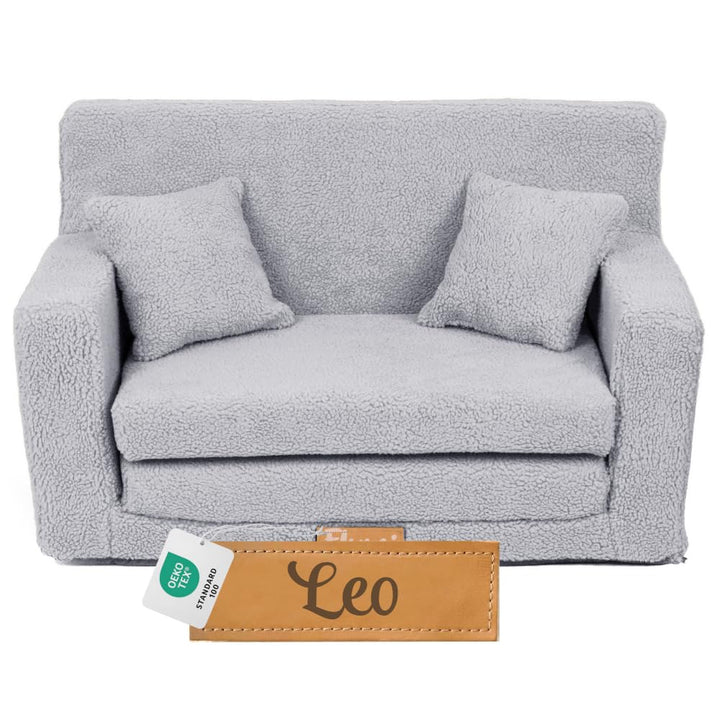 Flumi Personalisierte Kindercouch Kinder Sessel Sofa Schlafsofa jugendzimmer mit Gravur KINDERNAME S
