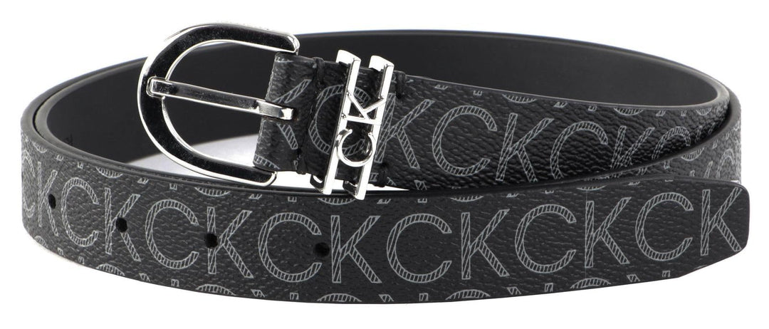 Calvin Klein CK Must CK Loop Belt 25mm W75 Black Mono