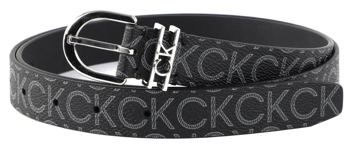 Calvin Klein CK Must CK Loop Belt 25mm W75 Black Mono