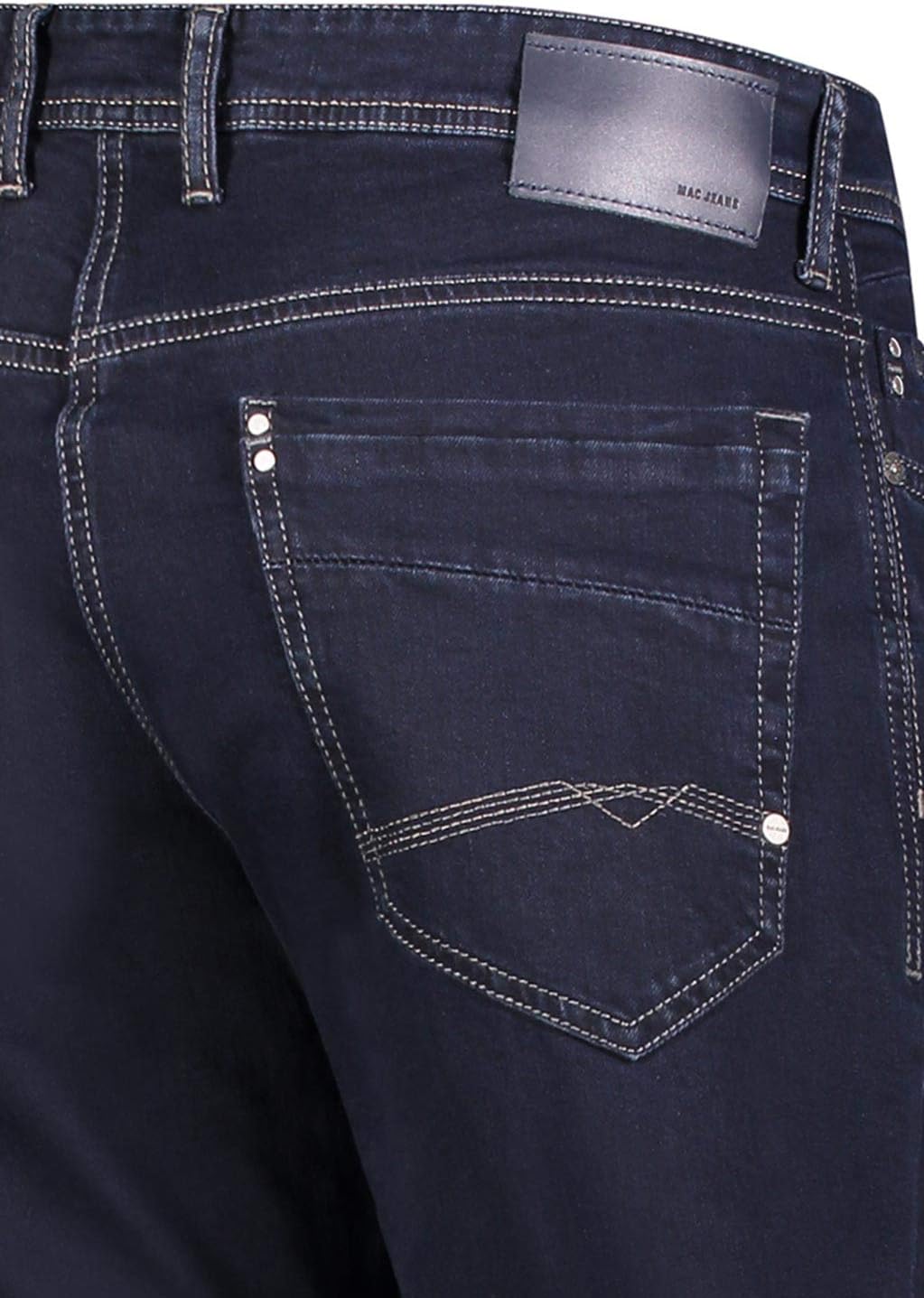 MAC Jeans Herren Jeans Hose Ben Stretchdenim Darkblue 31W / 30L Blue Black, 31W / 30L Blue Black