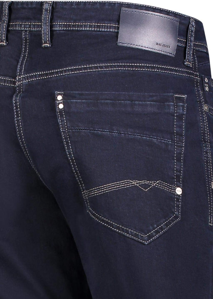 MAC Jeans Herren Jeans Hose Ben Stretchdenim Darkblue 31W / 30L Blue Black, 31W / 30L Blue Black
