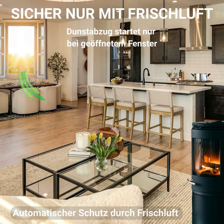 Schabus Kabel-Abluftsteuerung KDS110 1150W Weiss