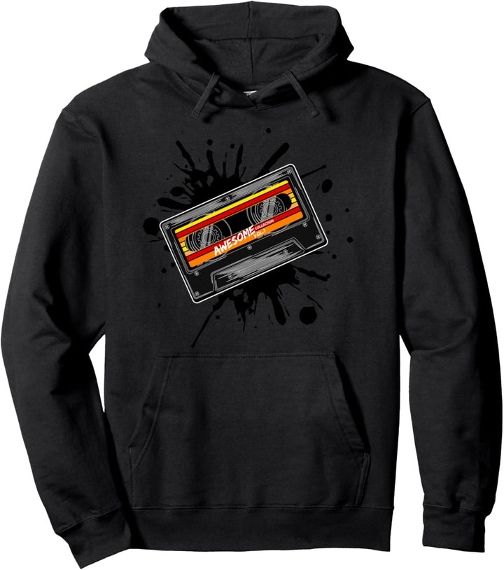 Vintage Retro Musik Kassetten Tapes Mixtape 80er und 90er Jahre Pullover Hoodie