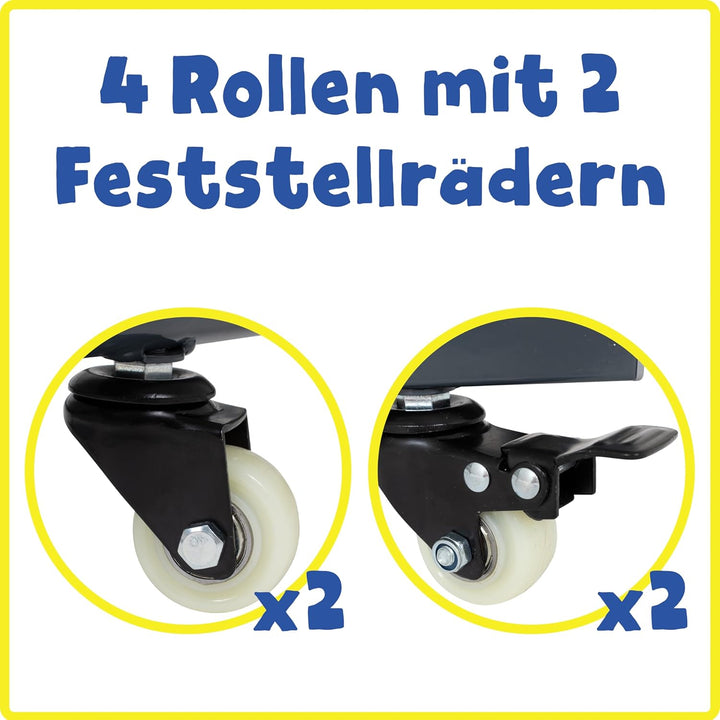READY 2 LEARN Gestell zum Trocknen von Kunst - Stabiler Kunst-Organizer für Bilder und Zeichnungen -