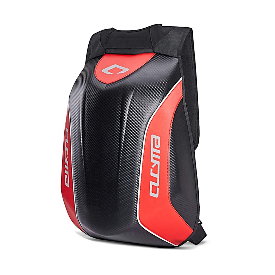 Motorrad Hartschalen Rucksack Bagtecs Carbon 30L rot