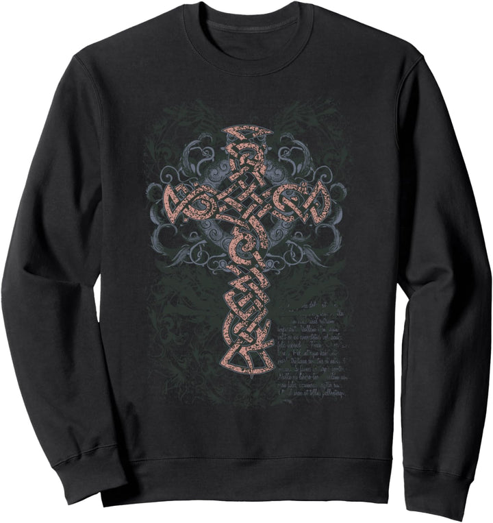 Vintage Keltisches Kreuz Sweatshirt