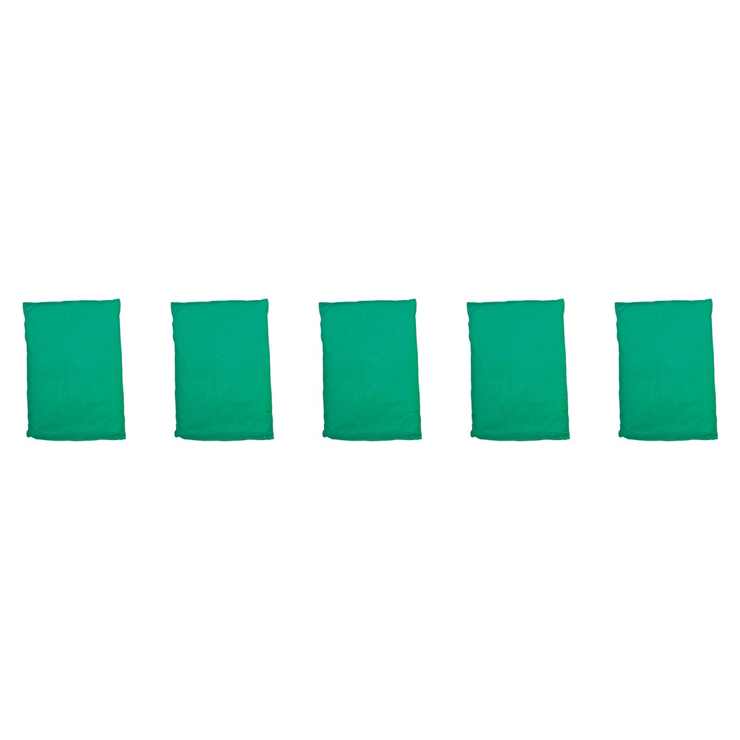 EDUPLAY Bohnensäckchen, Farbe:grün, Grösse:15x9cm (5 Stück)