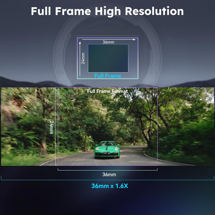 SIRUI 100mm T2.9 1.6X Full-Frame Anamorphic Lens Cinema Lens (E Mount), 100mm