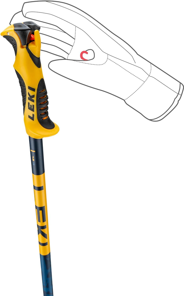 LEKI Spitfire LITE S Skistock mit Trigger S System Collection 2023/24 95 BLAU, 95 BLAU