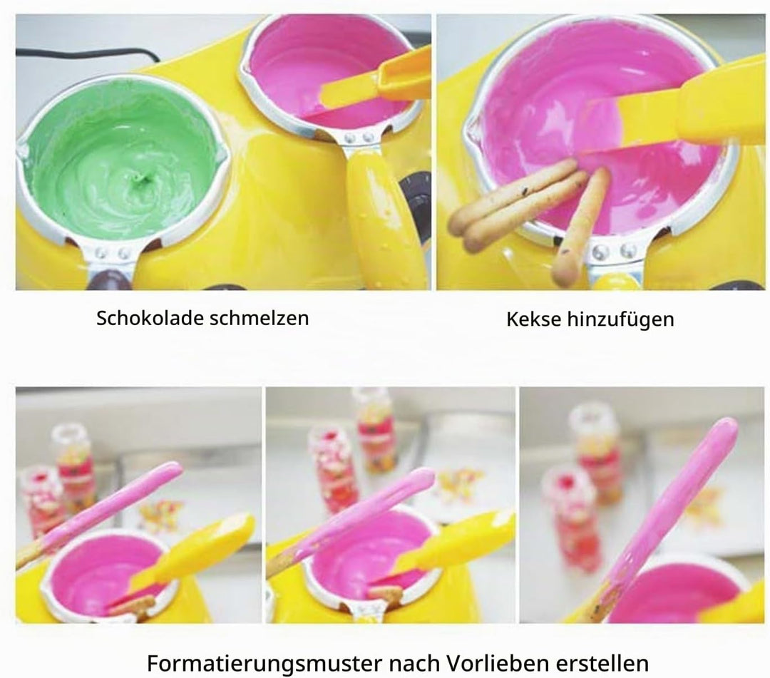Süssigkeiten-Schmelztopf, Schokoladen-Schmelztopf, Elektrische Schokoladen-Fondue-Schmelzmaschine Mi