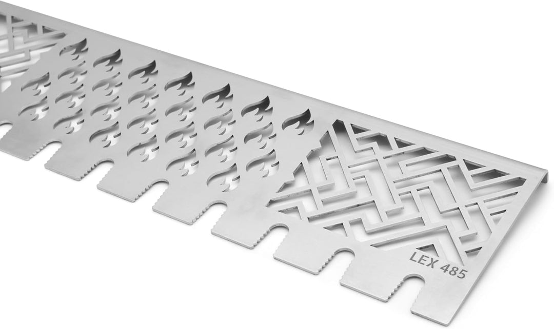 Grillrost.com Das Original Edelstahl Multistation | Warmhalterost für Napoleon LEX485 | mit Drumstic