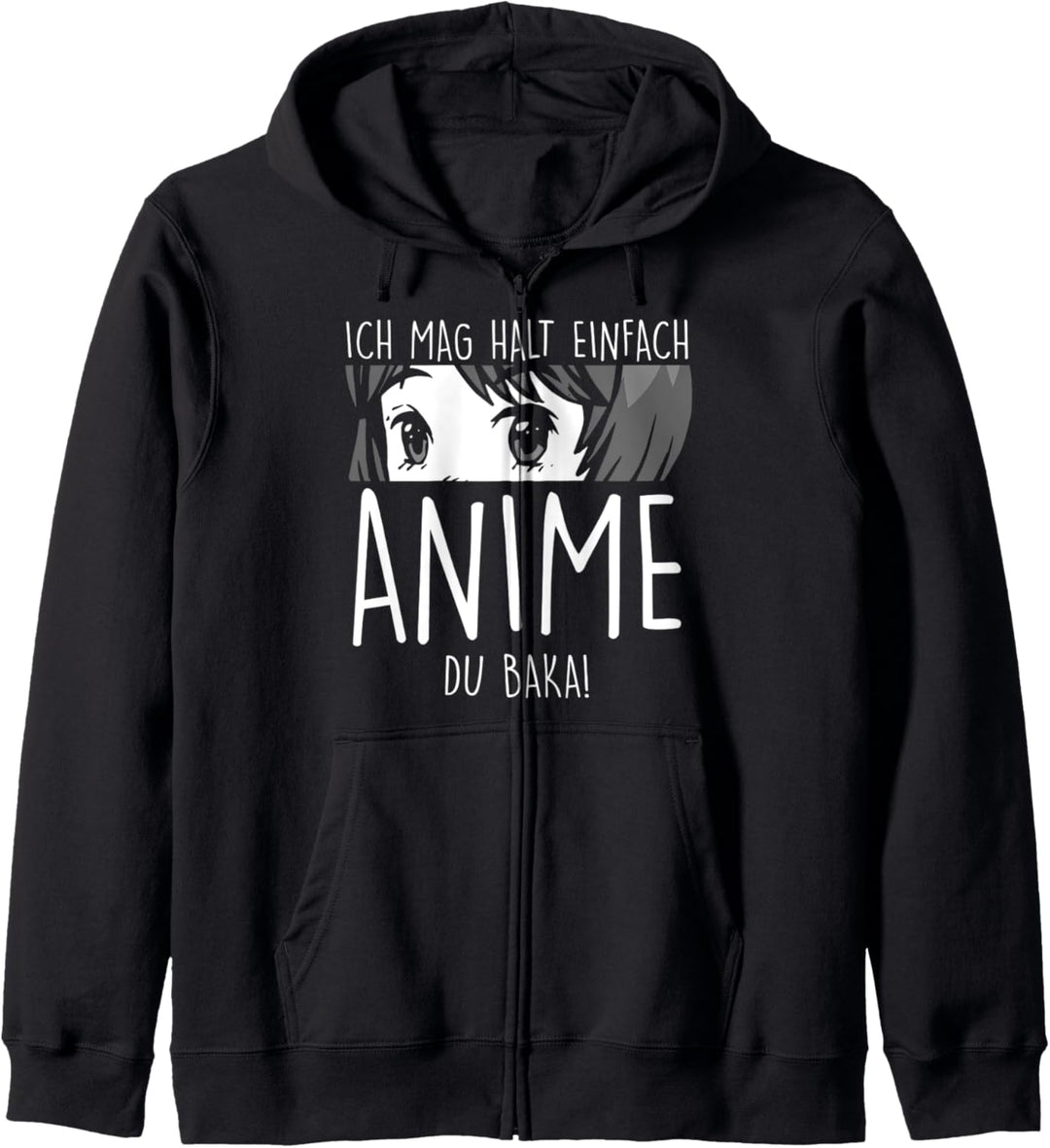 Ich mag halt einfach Anime Du baka! Anime Otaku Kapuzenjacke