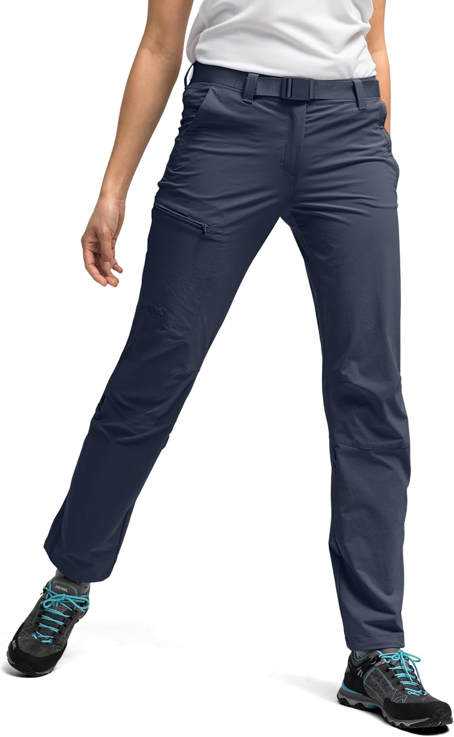 Maier Sports Damen Outdoorhose Lulaka, funktionale Wanderhose, atmungsaktive Trekking-Hose mit Rollu