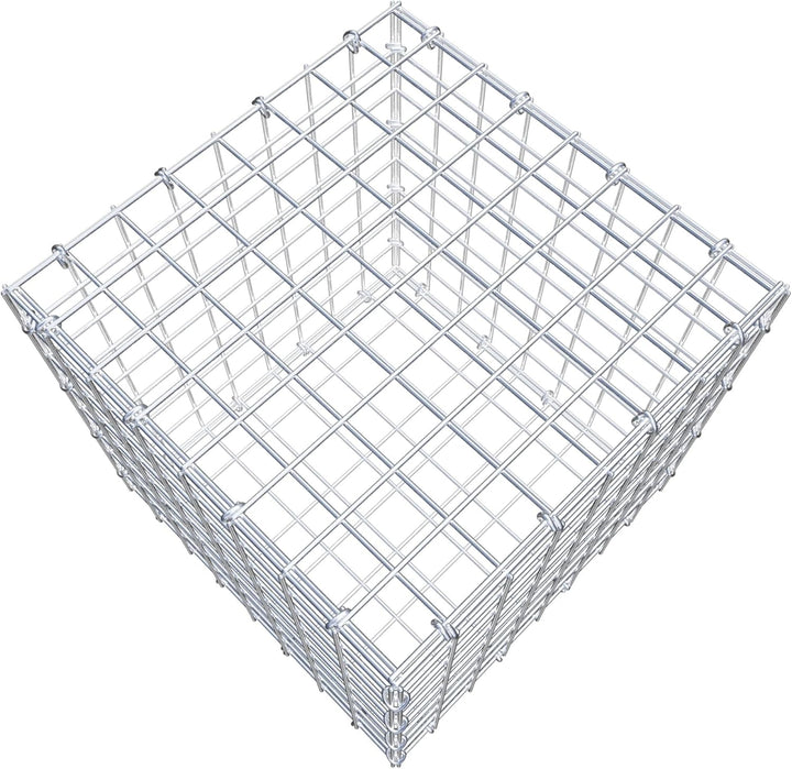 GABIONA Steinkorb-Gabione eckig, Maschenweite 5 x 5 cm, Tiefe 40 cm, Gabione 40 x 40 x 40 cm (L x H