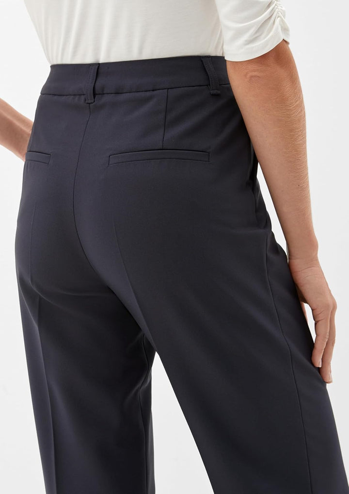 s.Oliver BLACK LABEL Damen Regular: Hose aus Viskosecrêpe 32W 5959, 32W 5959