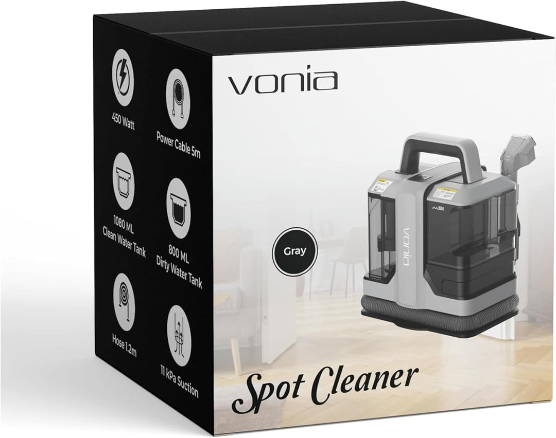 Vonia Fleckenreiniger - Teppichreiniger - Steamcleaner - Sofareiniger - Reinigungsmaschine - Polster
