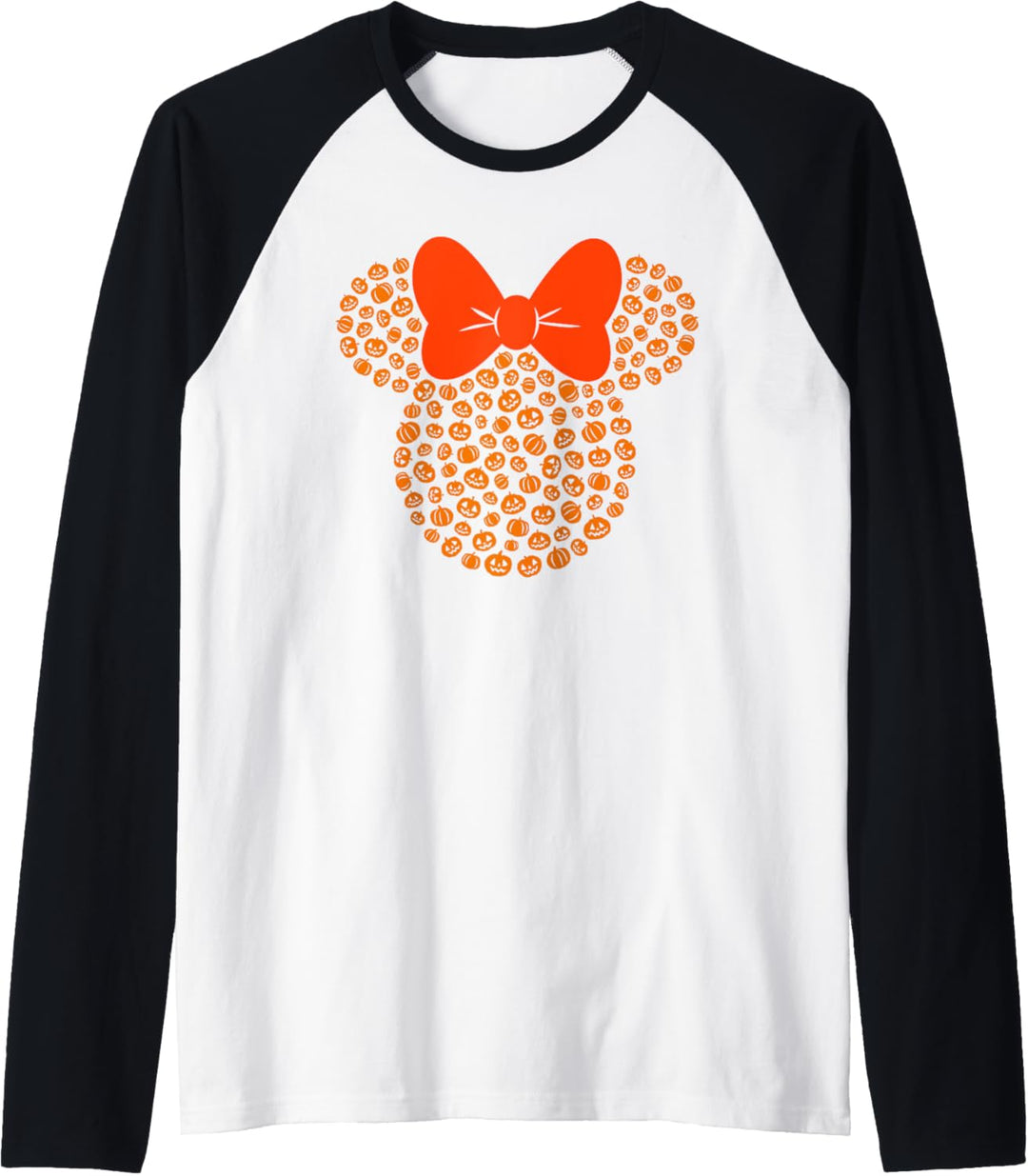 Disney Minnie Mouse Jack-O'-Lanterns Halloween Raglan