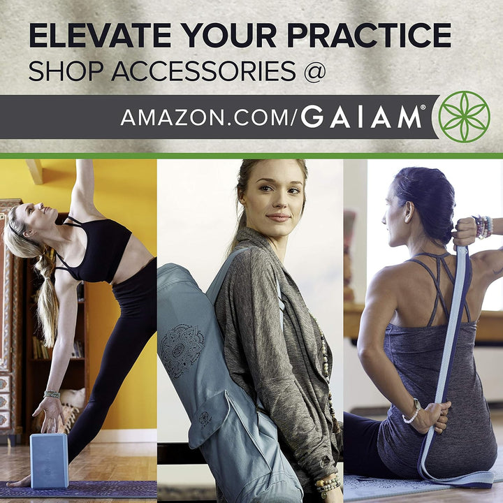 Gaiam Yogamatten Two-Sided Solid Yoga Mat Bohemian Rose, Bohemian Rose