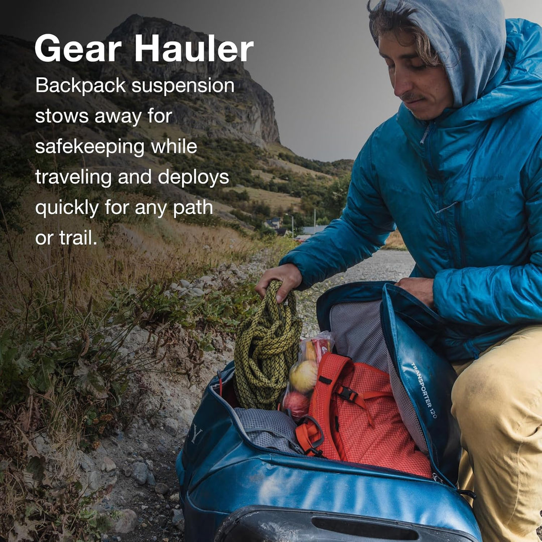 Osprey Unisex – Erwachsene Rolling Transporter 40 Duffel Bag Einheitsgrösse Schwarz, Einheitsgrösse