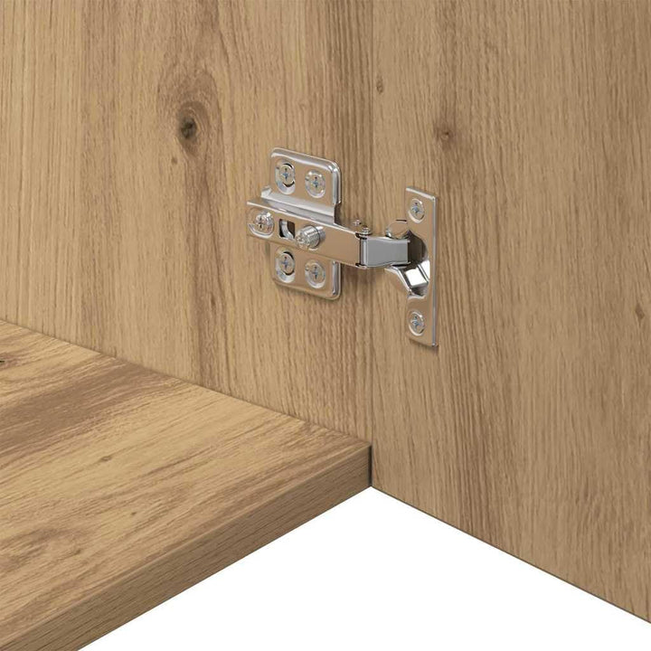 vidaXL Wandschrank Artisan-Eiche 50 x 42,5 x 40 cm Holzwerkstoff, Moderner Wohnzimmerschrank, rechte