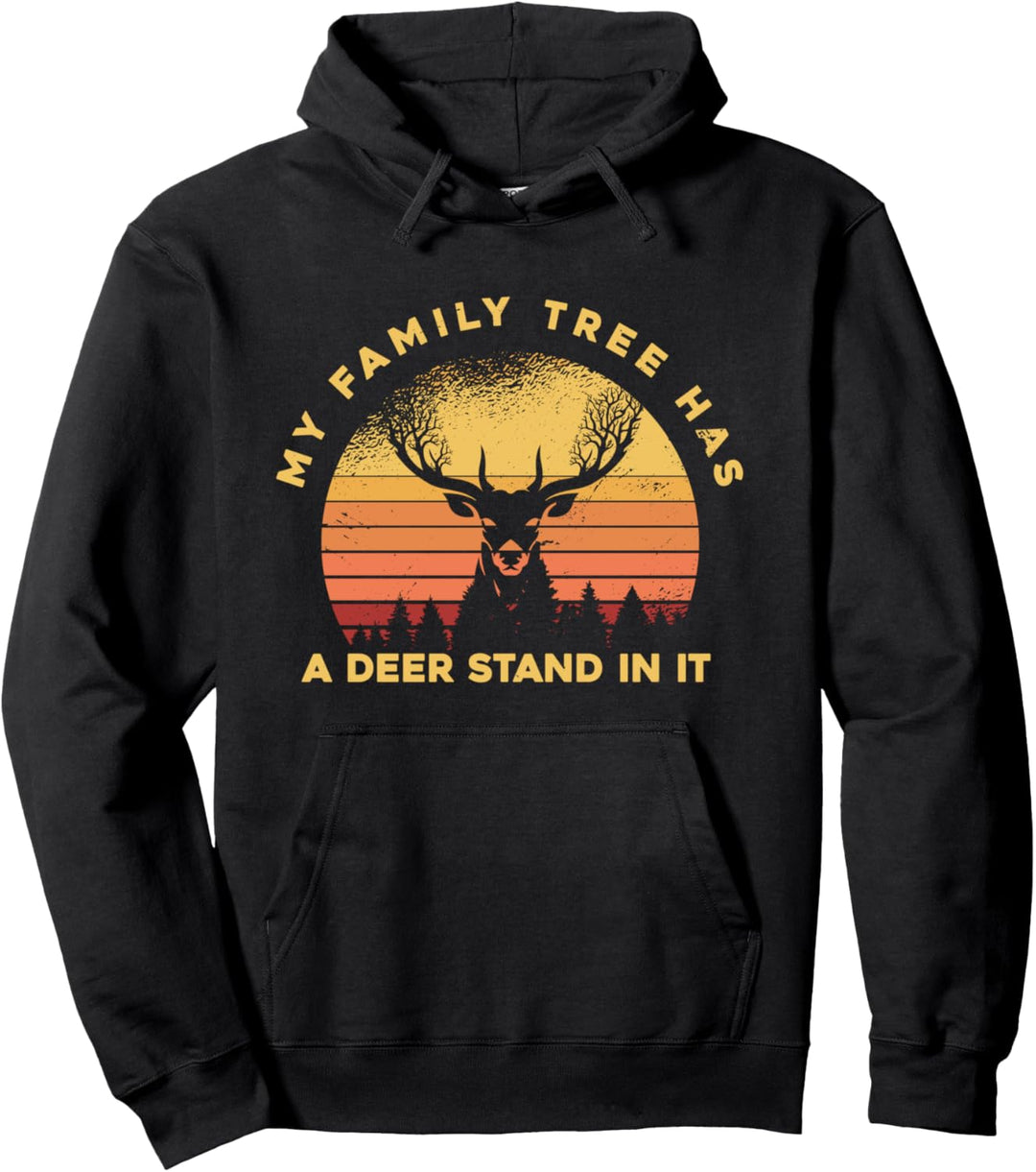 Jagen Natur Wildtier Geweih Jagd - Jäger Pullover Hoodie