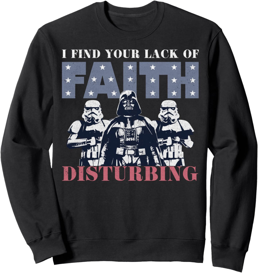 Star Wars Darth Vader Patriotic Lack Of Faith Sweatshirt