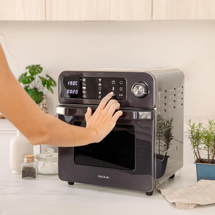 Cecotec Backofen-Fritteuse Bake&Fry 1500 Touch. 15 Liter, 1700 W, Gesündere Ergebnisse, Touchscreen,