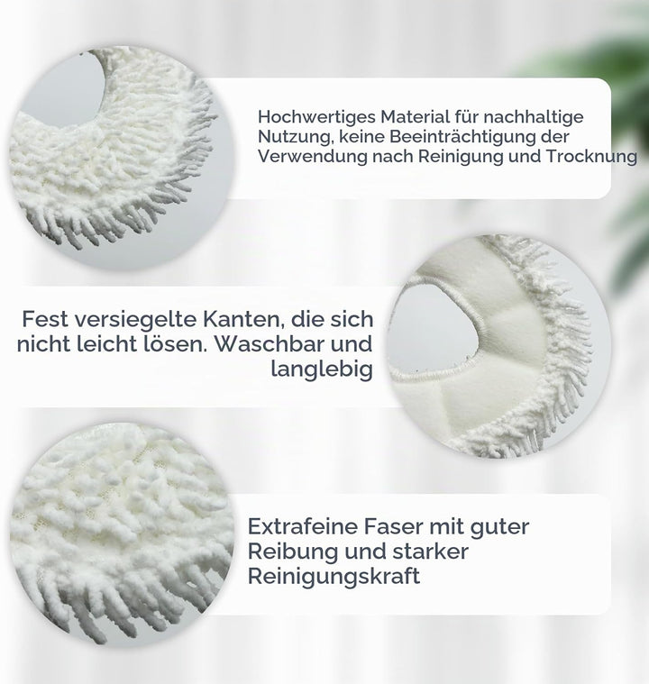 Homruich 22 Stück Zubehör für Narwal Freo Z10 Roboter Vacuum, 1 Hauptbürste, 4 HEPA-Filter, 4 Mop Pa