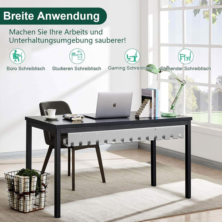 Oududianzi 1 Stück Kabelkanal Schreibtisch, Kabelführung Schreibtisch, Kabelmanagement Schreibtisch