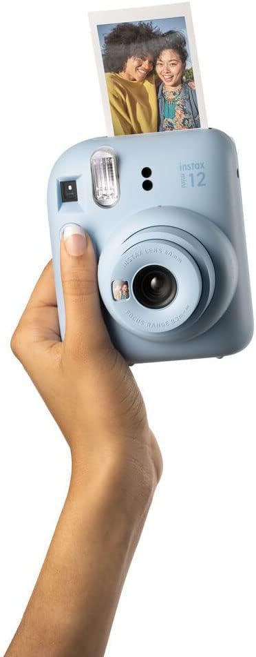 Fujifilm Instax Mini 12 Sofortbildkamera, mit 20 Filmen, Pastellblau