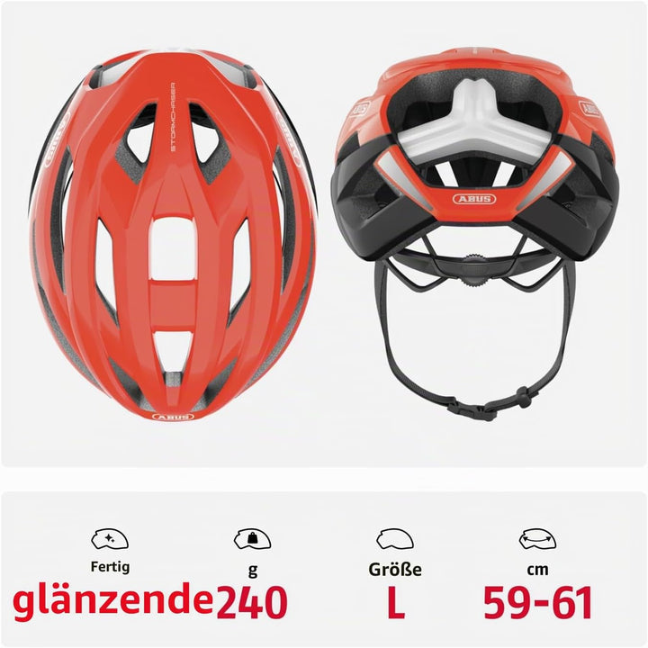 ABUS Rennradhelm StormChaser - Leichter und komfortabler Fahrradhelm für professionellen Radsport fü