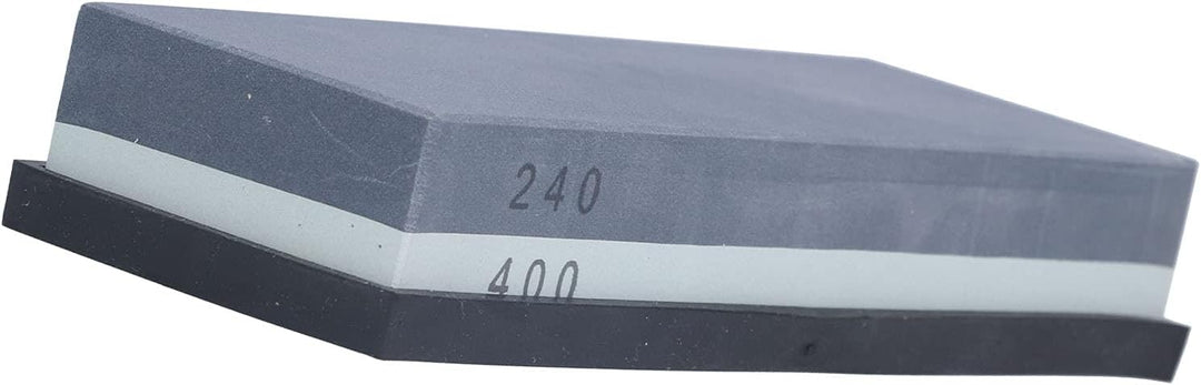 Schleifstein, 240-400 Körnung, Messerschärfer, Weisser Korund, Doppelseitig, Zum Polieren