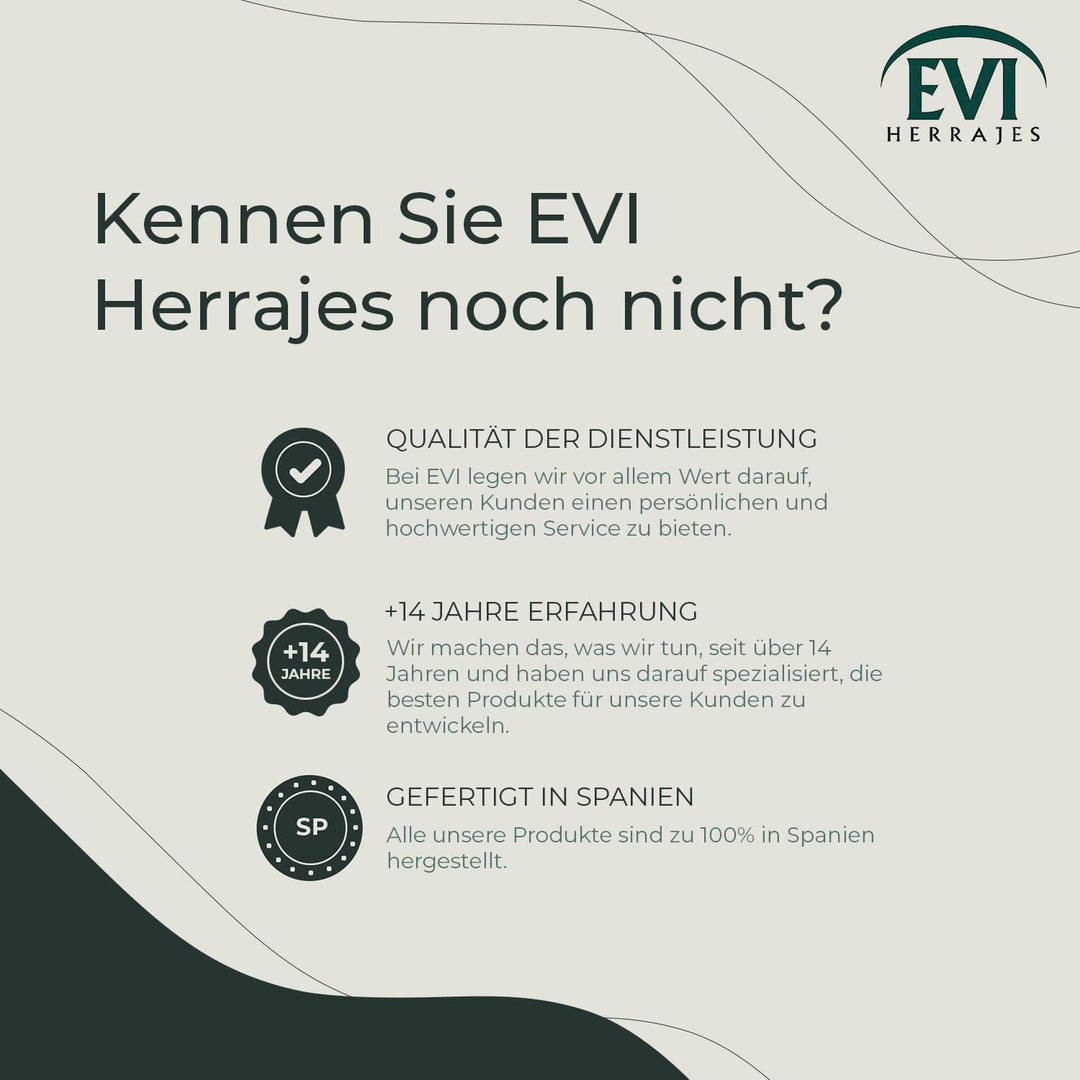 EVI HERRAJES Verstellbarer Türstopper aus Messing, Dual-Installation (Schwarz Lackiert - Schwarzer G