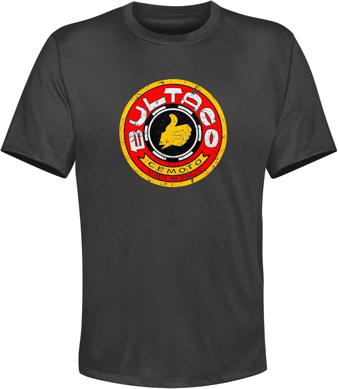 T-Shirt Bultaco Vintage Kult Motorrad Biker Motorradfahrer XL Gray Dark, XL Gray Dark