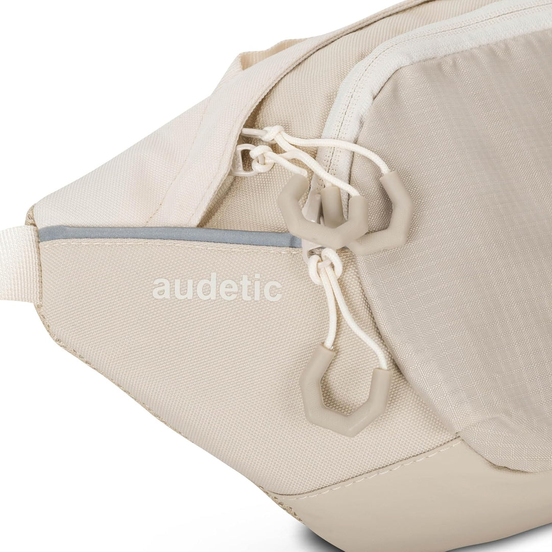 AUDETIC Bauchtasche Damen &amp; Herren Sand - Drip - Gürteltasche für Sport Outdoor Stadt - Hüfttasche S
